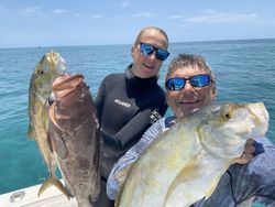 Anglers with 2 big fish in Marathon