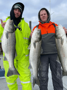 Three striped bass caught during fishing trip in NJ