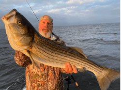 Striped bass caught in Carteret