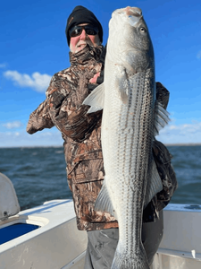 Striped bass caught fishing in NJ
