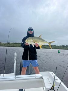 Crevalle Jack caught while fishing at New Smyrna Beach