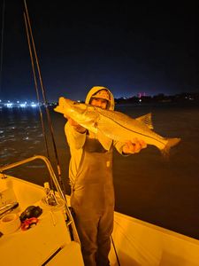 Angler with a catch in Florida