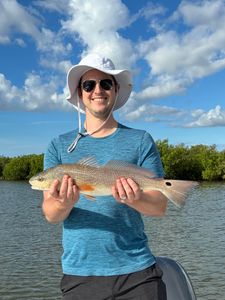 Redfish caught while fishing at New Smyrna Beach