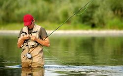 Angler enjoying outdoor adventure in SC