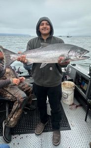 Coho salmon fishing in OR