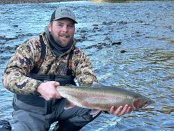 Rainbow trout catch in Portland OR river fishing