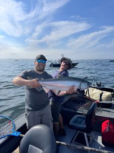 Sockeye salmon caught while fishing in OR