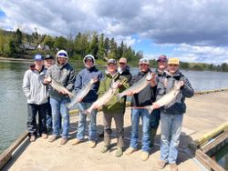 Sea trout, coho salmon, and rainbow trout fishing in OR