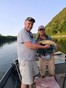 Channel catfish caught while fishing in Forest Inn PA
