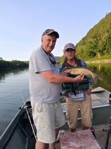 Channel catfish caught while fishing at Forest Inn PA