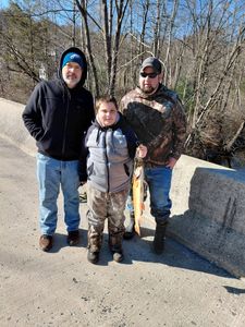 Successful fishing trip at Forest Inn PA showing caught fish