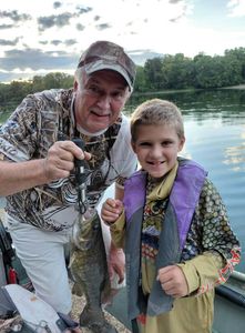 Smallmouth bass caught while fishing at Forest Inn PA