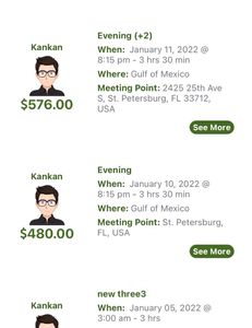 Couple enjoying fishing and water sports experiences in FL