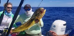 A great fishing tour in FL showing two people fishing.