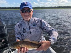 Redfish caught in FL on fishing tour