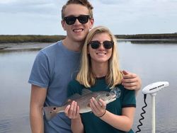Redfish caught on a fishing trip in FL