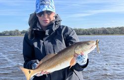 Redfish caught by angler in Florida waters