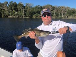 Spotted Weakfish caught while fishing in Jacksonville