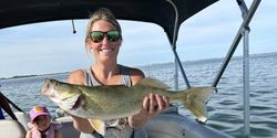 Pike-perch fish caught in Saskatchewan, Canada