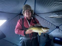 A lone angler fishing in Saskatchewan