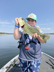 Nice bass using light tackle on the lake today!