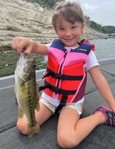 Lone angler fishing in Texas