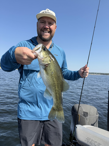 Nice Florida bass caught with light tackle on a beautiful clear day!