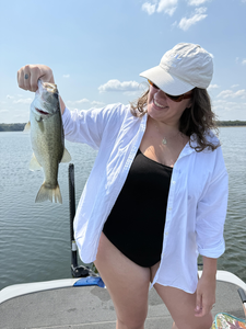 Nice Florida Bass on fly fishing with light tackle today!