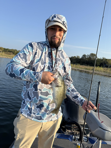 Nice Florida Bass on fly tackle today! Clear skies made for perfect fishing conditions.