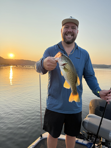 Nice Florida bass caught on light tackle during clear conditions. Perfect evening on the water!