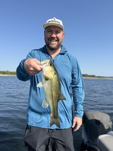 Nice largemouth bass caught using light tackle on the water today!