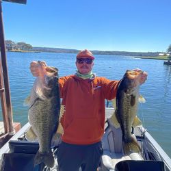 Two largemouth bass caught in TX