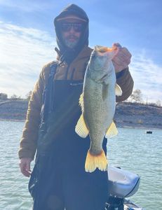 Largemouth Bass, 23 inches, caught while fishing in Lago Vista