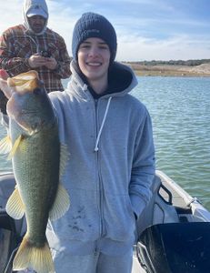 Largemouth bass caught in TX