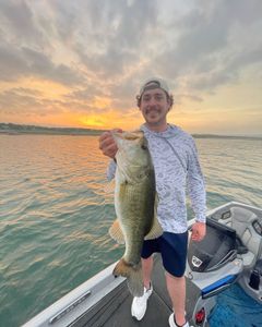 Largemouth bass caught in TX