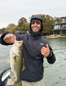 Lone angler fishing in TX