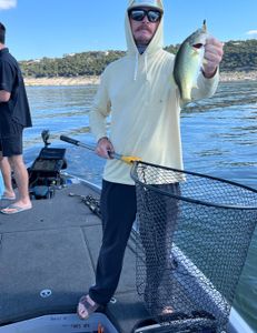 Lone angler fishing in TX
