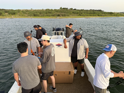 A day of fly fishing fun at the marina!