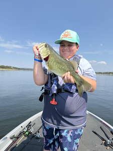 Nice smallmouth bass using light tackle - great day on the water!