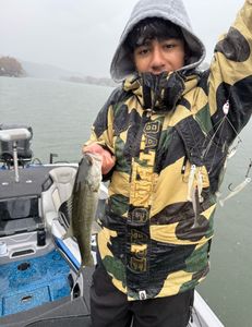 A lone angler fishing in TX