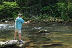 Angler holding their catch in TN