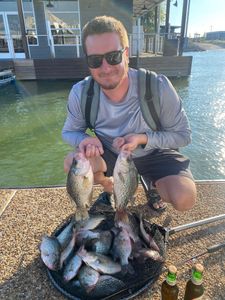5 crappie fish caught in TX
