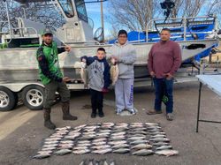 Four people fishing in TX