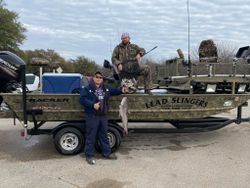 A pair of people fishing in Forney