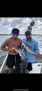 Two fish caught in Texas during fishing