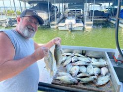 Largemouth bass caught in Forney