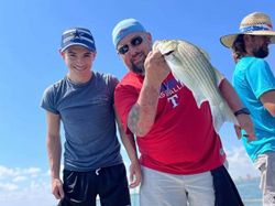 Striped bass caught on fishing trip in TX