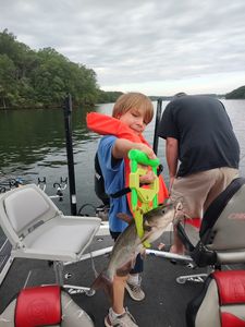 A lone blue catfish caught in Osage Beach