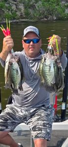 Two small fishing lures in Missouri