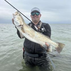 Single person fishing in Seadrift